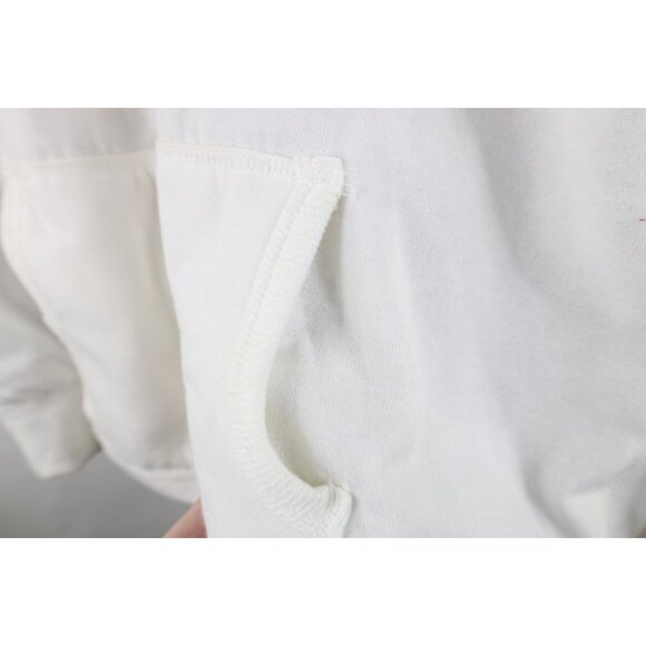 Vinatage Y2K Babydoll Womens 3XL Tribal Flower Heavy Faux Fur Lined Thick Hoodie - Picture 7 of 15